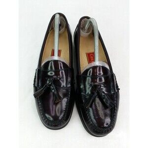 Men’s Cole Haan Pinch Tassel Burgundy Leather Loafers Shoes 3507 Men's 8.5 D